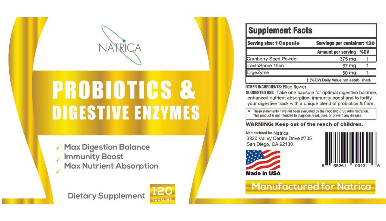 Probiotics and ProDigestive enzymes